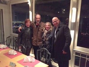 Brigitta and Herman - Dinner over Linz